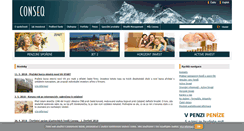 Desktop Screenshot of conseq.cz